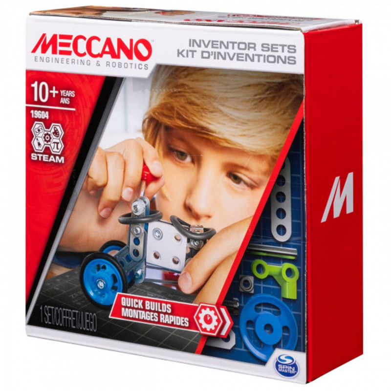 SET 1 – KIT D’INVENTIONS – MONTAGES RAPIDES Meccano SET 1 – KIT D’INVENTIONS – MONTAGES RAPIDES Meccano