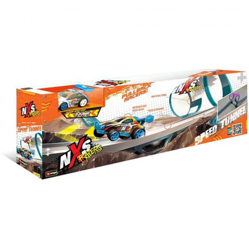 Piste De Course Majorette Racing Loop - Avec Lanceur, Looping Et 3 Voitures