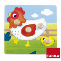 Puzzle Poule(22x22cm)