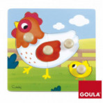Puzzles pour enfants - Puzzle Poule(22x22cm) - Livraison rapide Tunisie