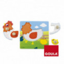 Puzzles pour enfants - Puzzle Poule(22x22cm) - Livraison rapide Tunisie