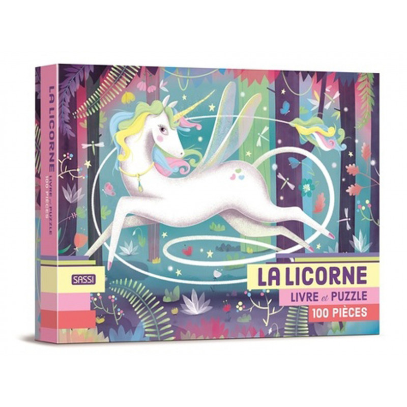 Puzzle Magnétique Licorne 36 Pièces - 3 Modèles Pour Enfants 3-8 Ans | Jeu Voyage Éducatif