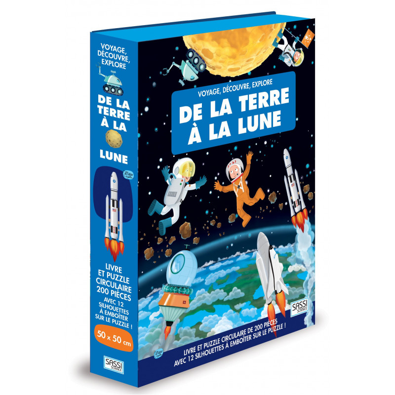 Puzzle silhouette - De la Terre à la Lune Puzzle silhouette - De la Terre à la Lune