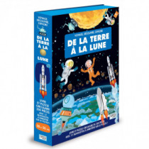 Puzzle silhouette - De la Terre à la Lune