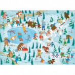 Puzzles pour enfants - Puzzle rond - Les Animaux sur la Glace - Livraison rapide Tunisie