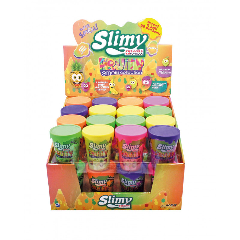 Slimy Fruity 1 pot - 80 Gr 5 Couleurs Slimy Fruity 1 pot - 80 Gr 5 Couleurs