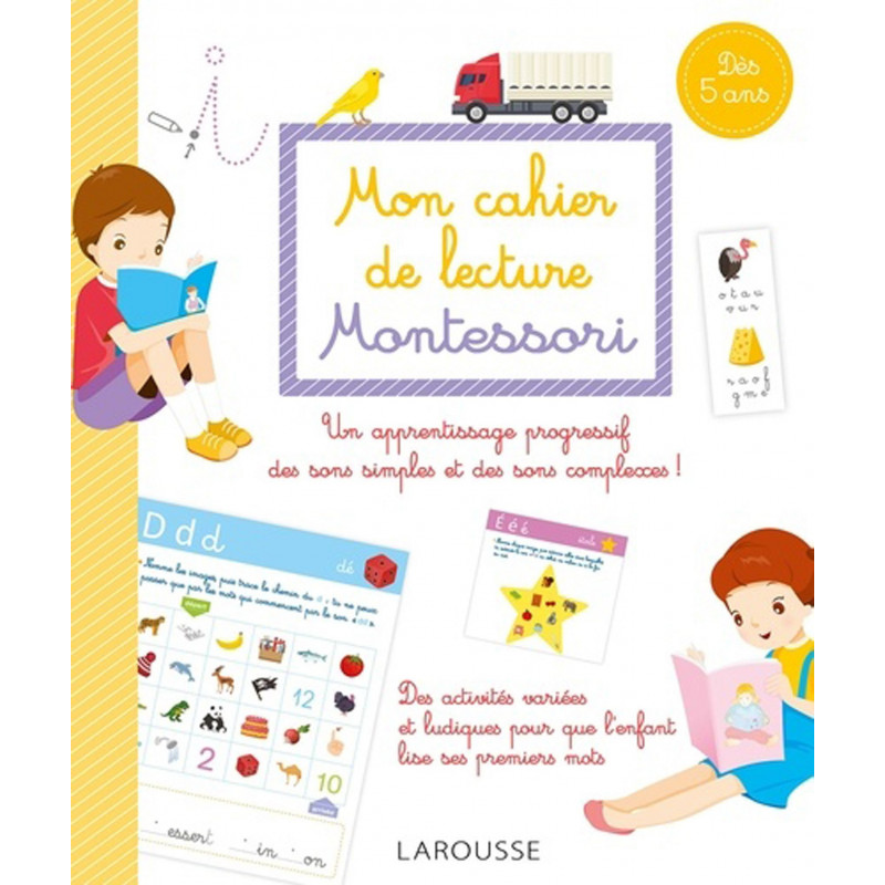 Larousse - Mon cahier de lecture Montessori