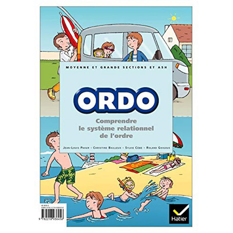Matériel de classe - Ordo Moyenne et Grande sections de Maternelle et ASH - Pour comprendre le système relationnel de l'ordre