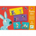 Puzzles pour enfants - Puzzle Carton Duo - Contraire - Livraison rapide Tunisie